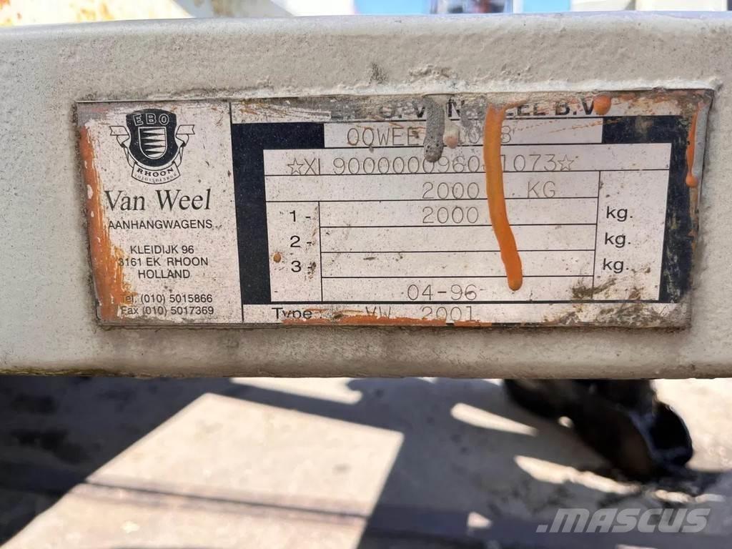 Van Weel VW 2001 Dobozos pótkocsik