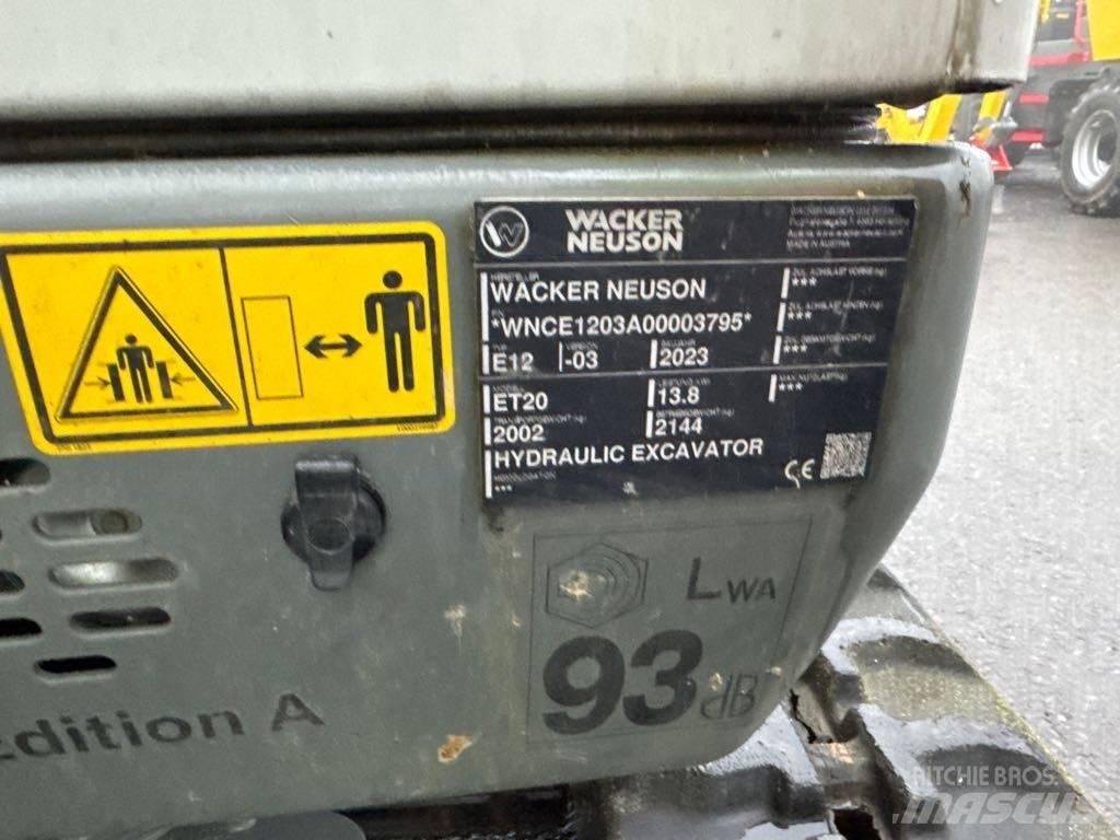 Wacker Neuson ET20 Lánctalpas kotrók