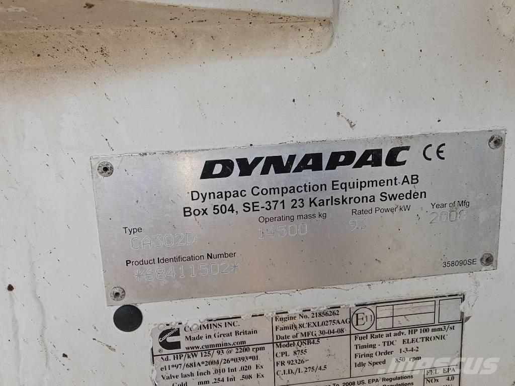 Dynapac CA 302 D Egydobos hengerek