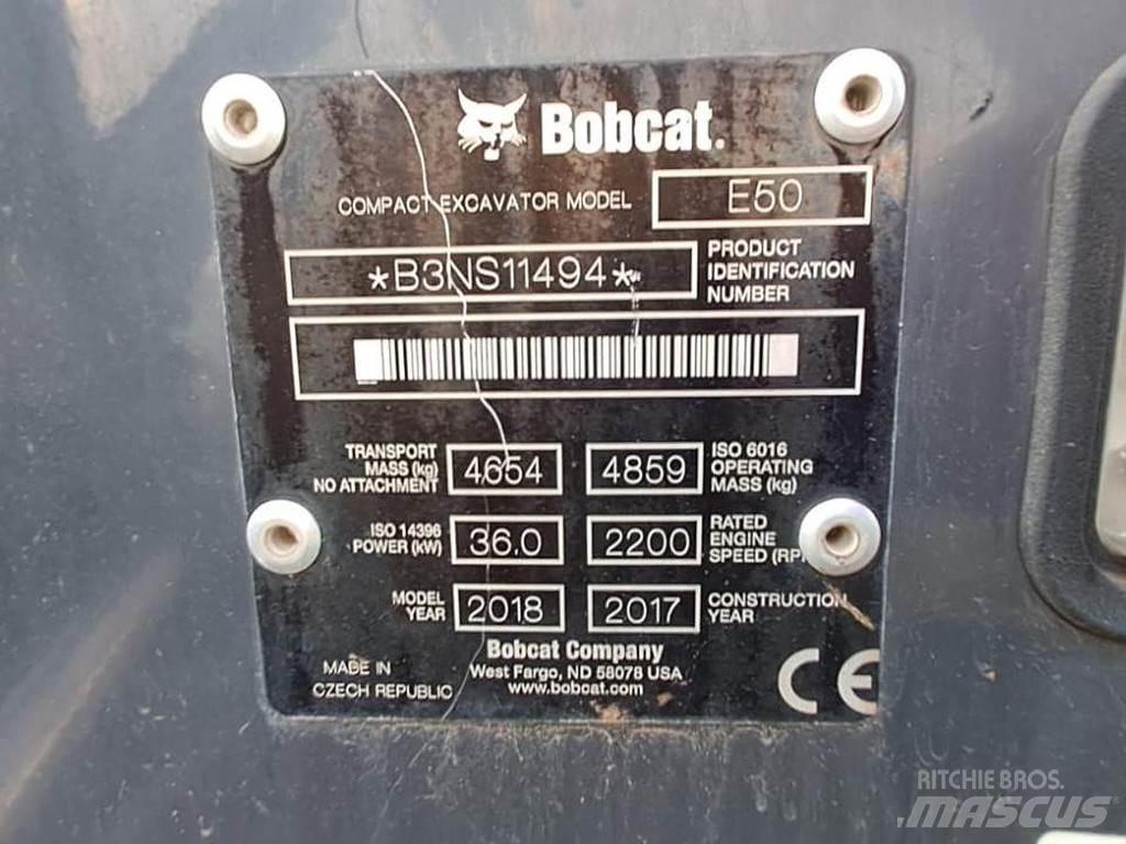 Bobcat E50 Mini kotrók < 7t