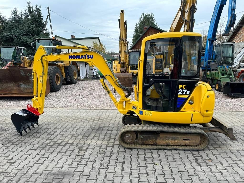 Komatsu PC 27 R-8 Mini kotrók < 7t