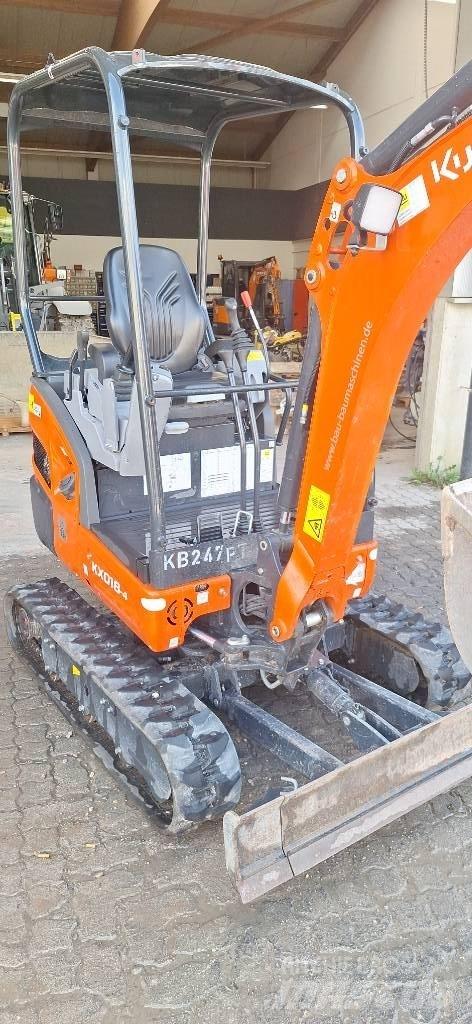 Kubota KX 018-4 Mini kotrók < 7t