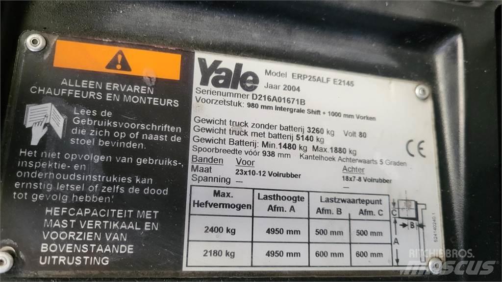 Yale ERP25ALF Elektromos targoncák
