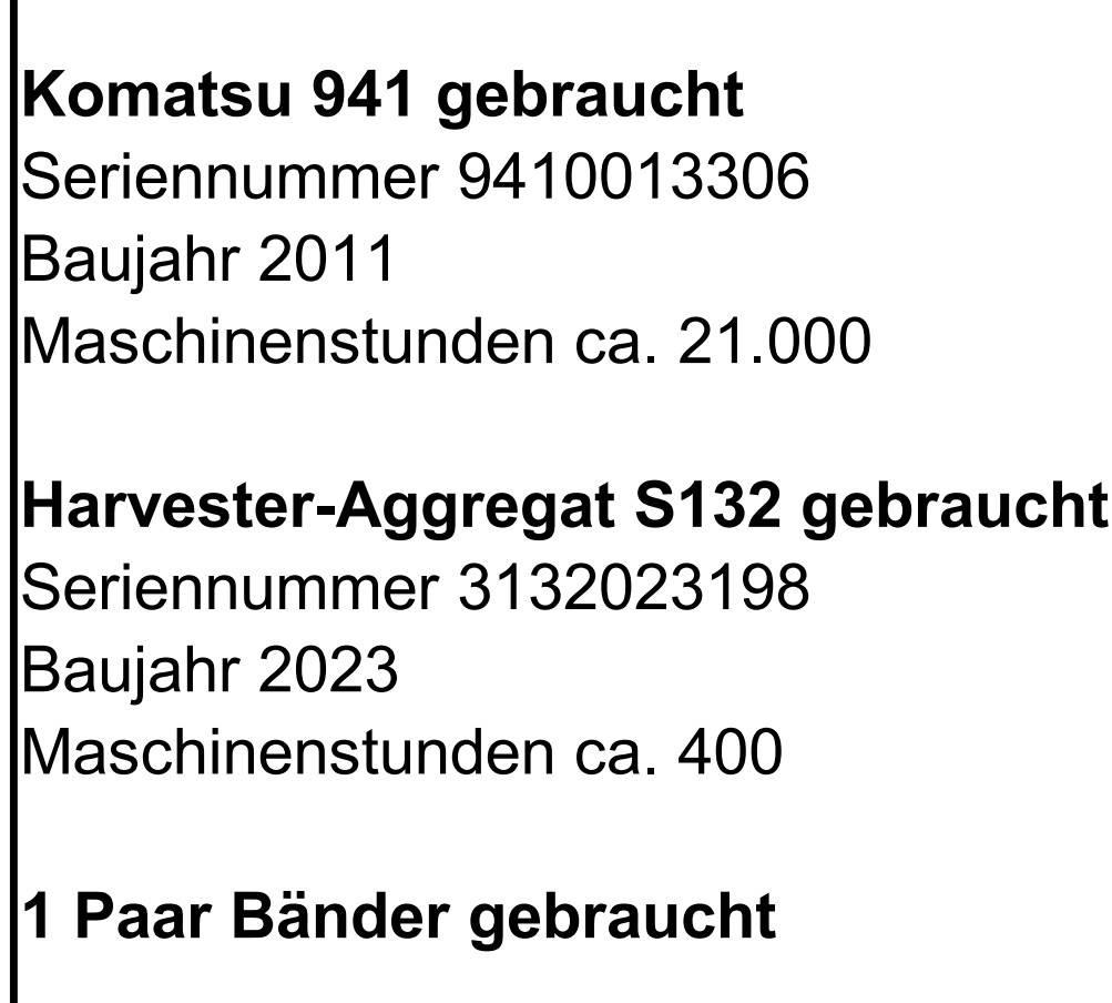 Komatsu 941 Betakarítók