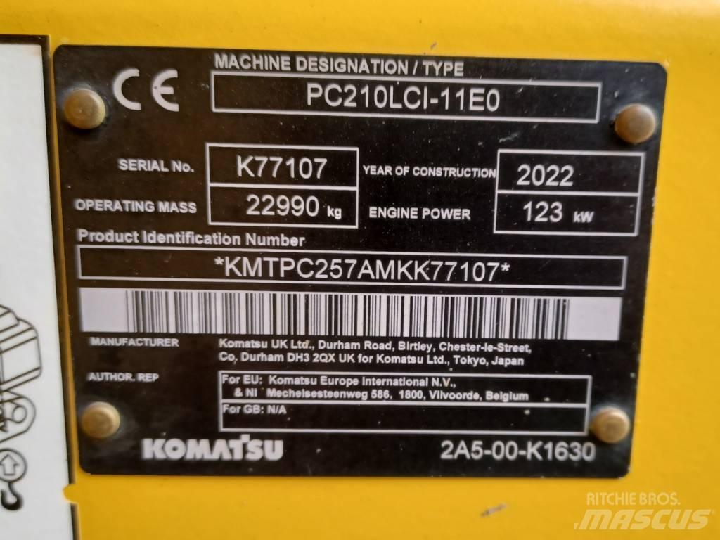 Komatsu PC210LCi-11 Lánctalpas kotrók
