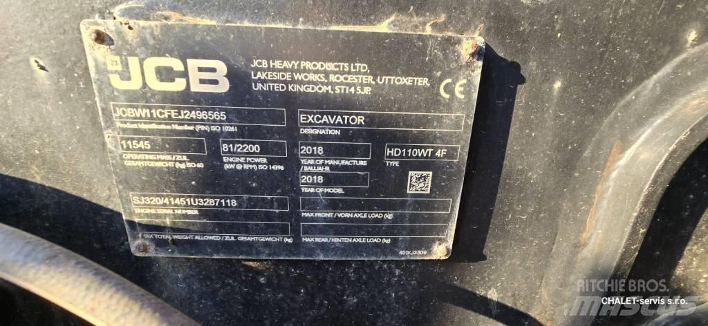 JCB 110 W Hydradig Gumikerekes kotrók