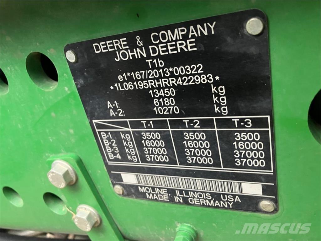 John Deere 6R 195 Traktorok