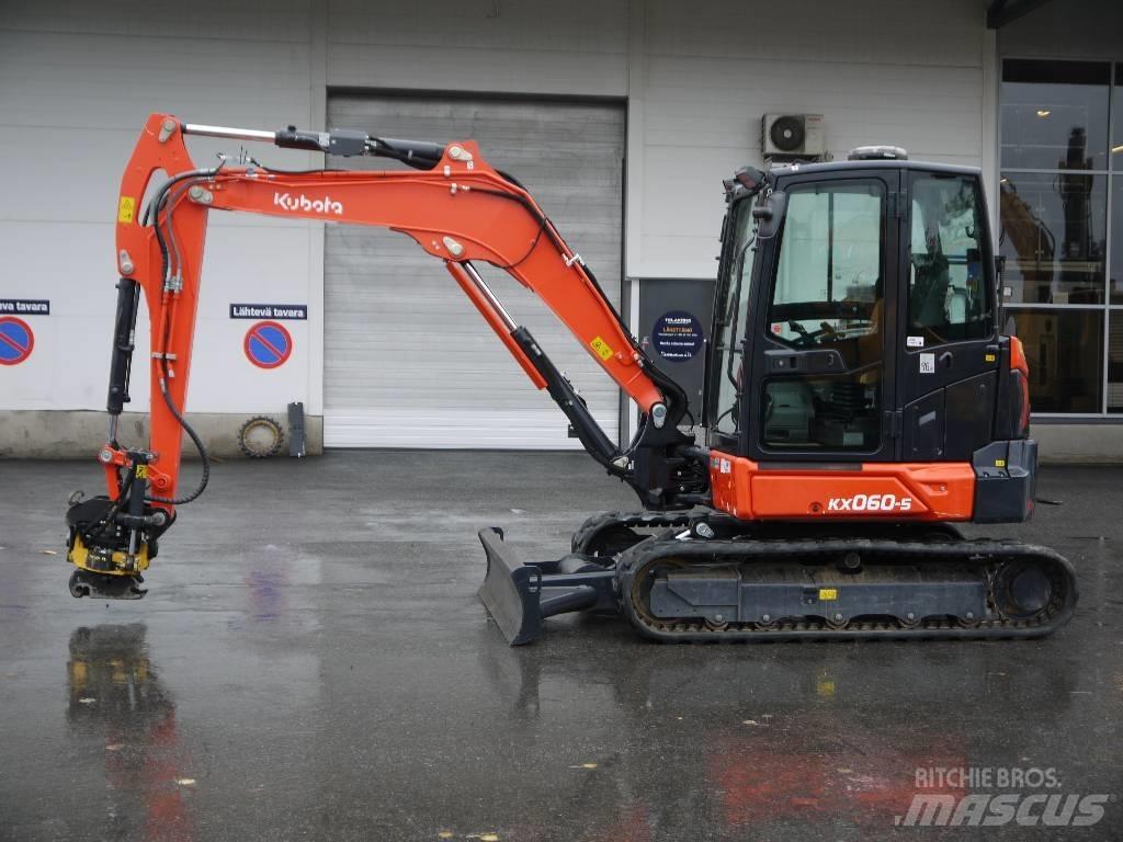 Kubota KX 060-5 Mini kotrók < 7t