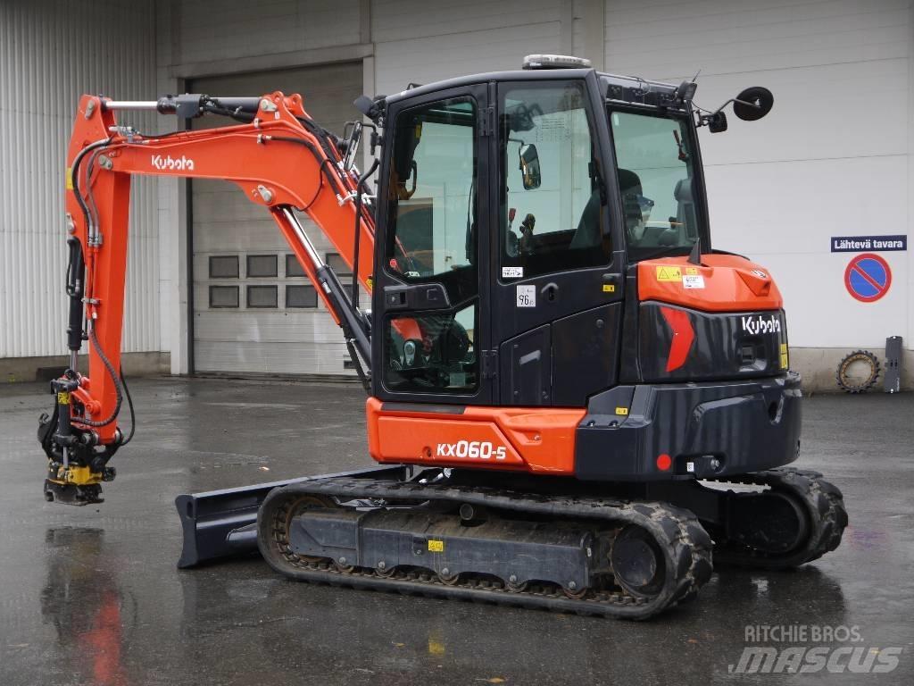 Kubota KX 060-5 Mini kotrók < 7t