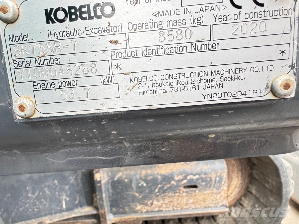 Kobelco SK75SR-7 Közepes (midi) kotrók 7 t - 12 t