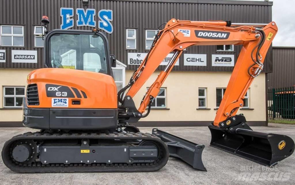 Doosan DX 63-3 Mini kotrók < 7t