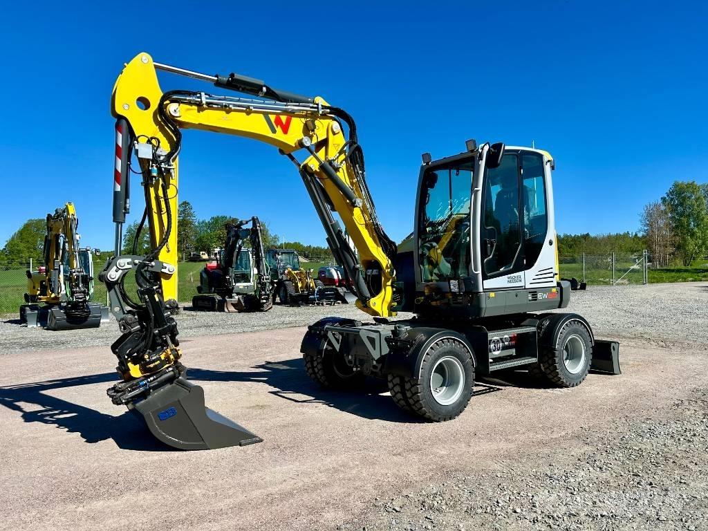 Wacker Neuson EW65 Gumikerekes kotrók