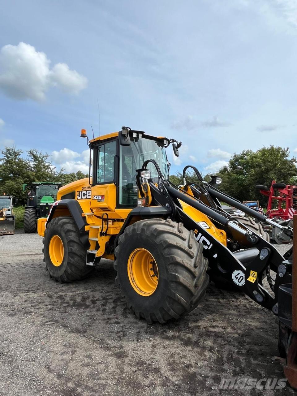 JCB 435 S Gumikerekes homlokrakodók