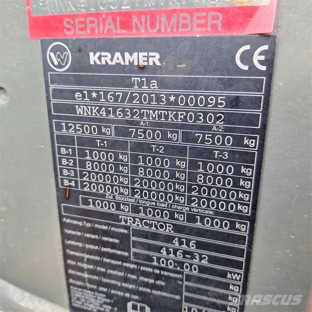 Kramer KT457 Teleszkópos mezőgazdasági rakodók