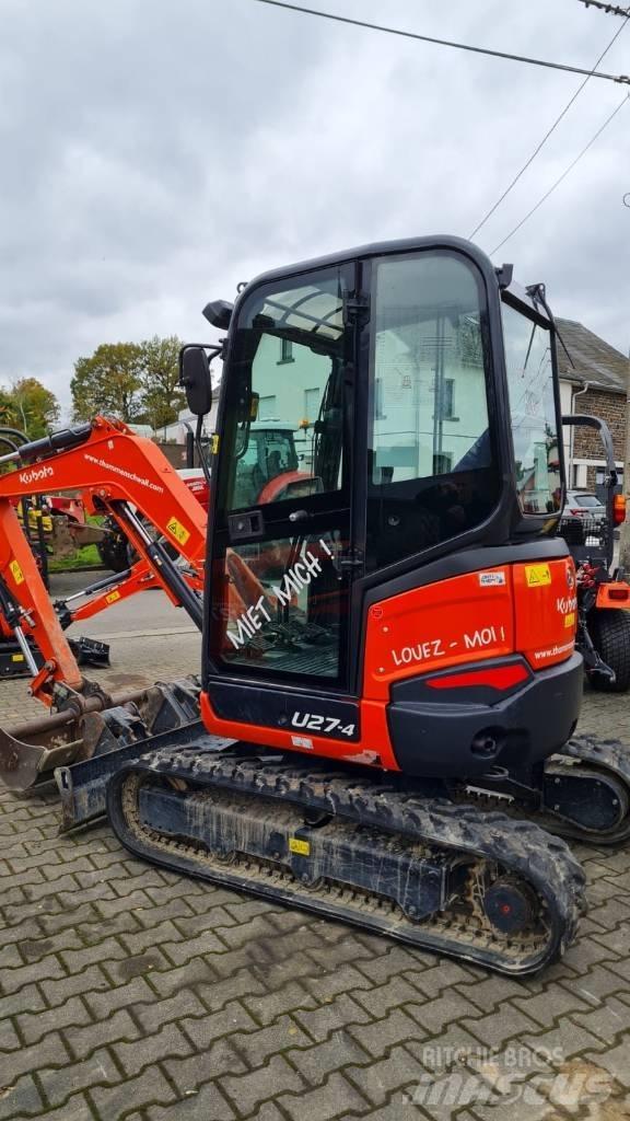 Kubota U 27-4 Mini kotrók < 7t