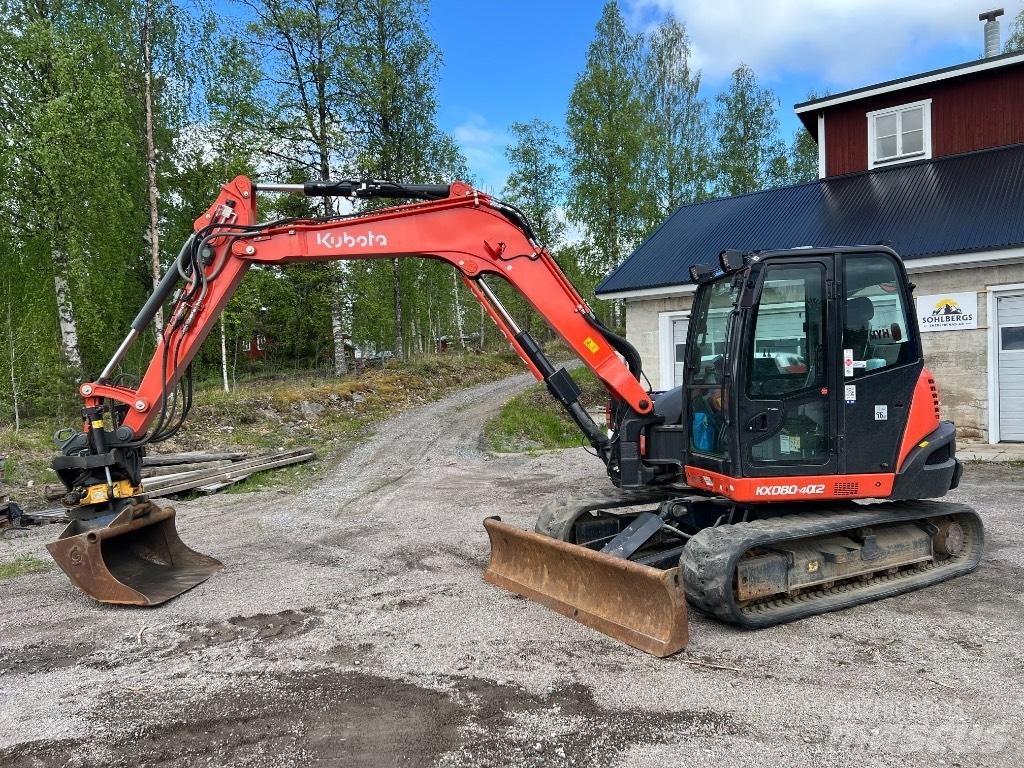 Kubota kx080-4a2 Közepes (midi) kotrók 7 t - 12 t