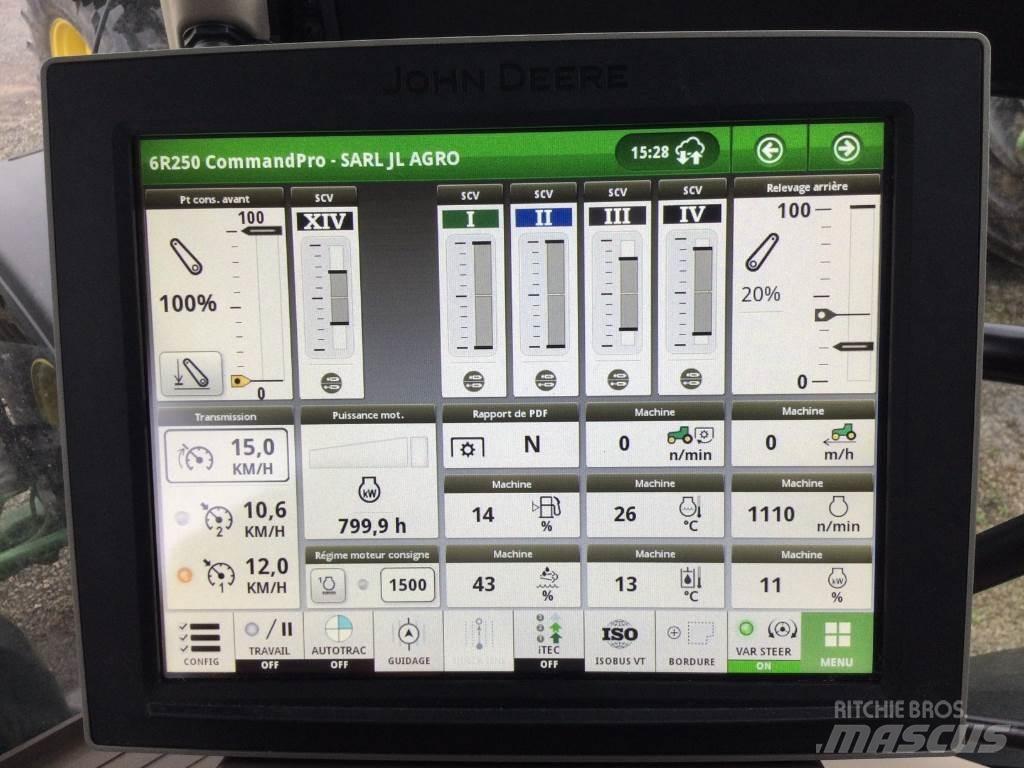 John Deere 6R250 Traktorok
