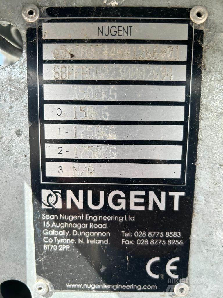 Nugent F4923H Platós / Ponyvás pótkocsik