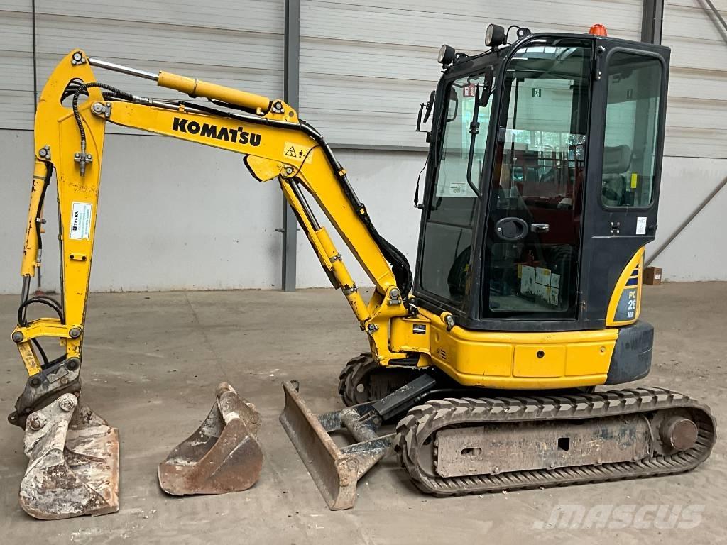 Komatsu PC 26 MR-3 Mini kotrók < 7t