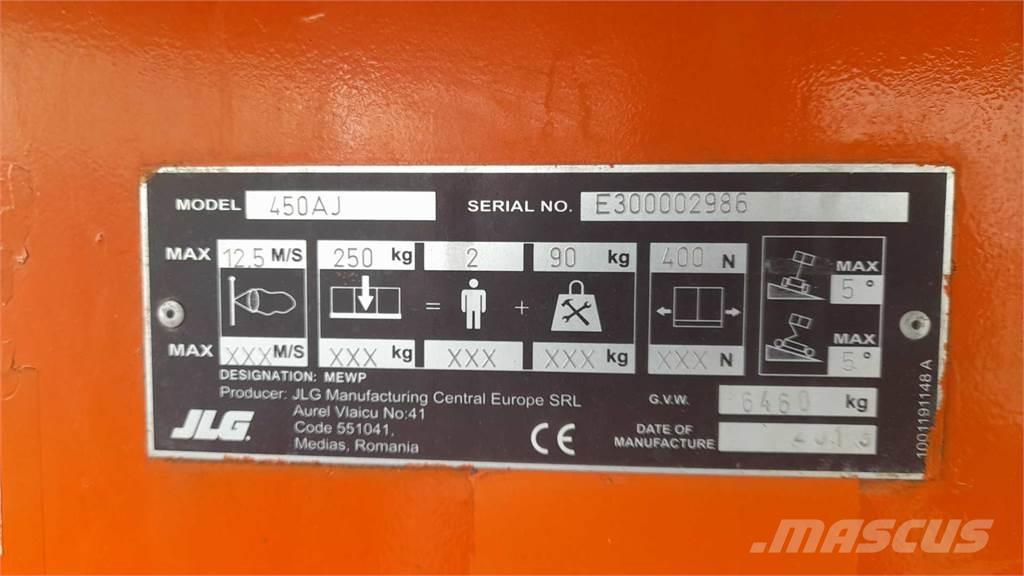 JLG 450AJSII Karos emelők