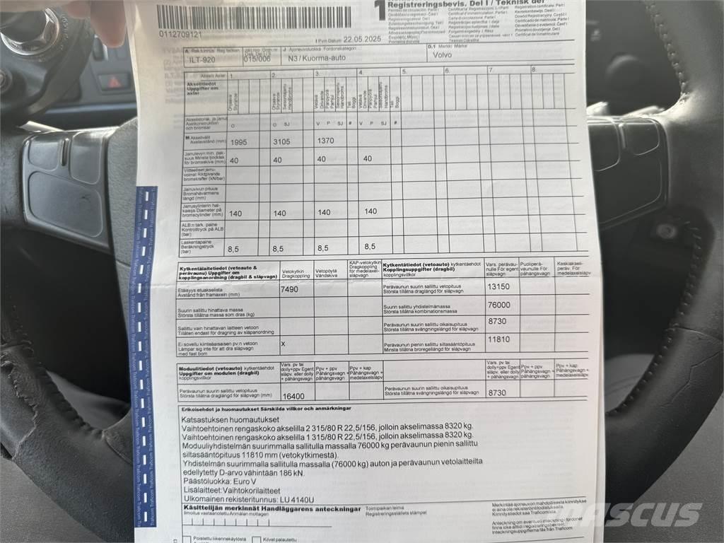 Volvo FH 540 8X4 Horgos rakodó teherautók