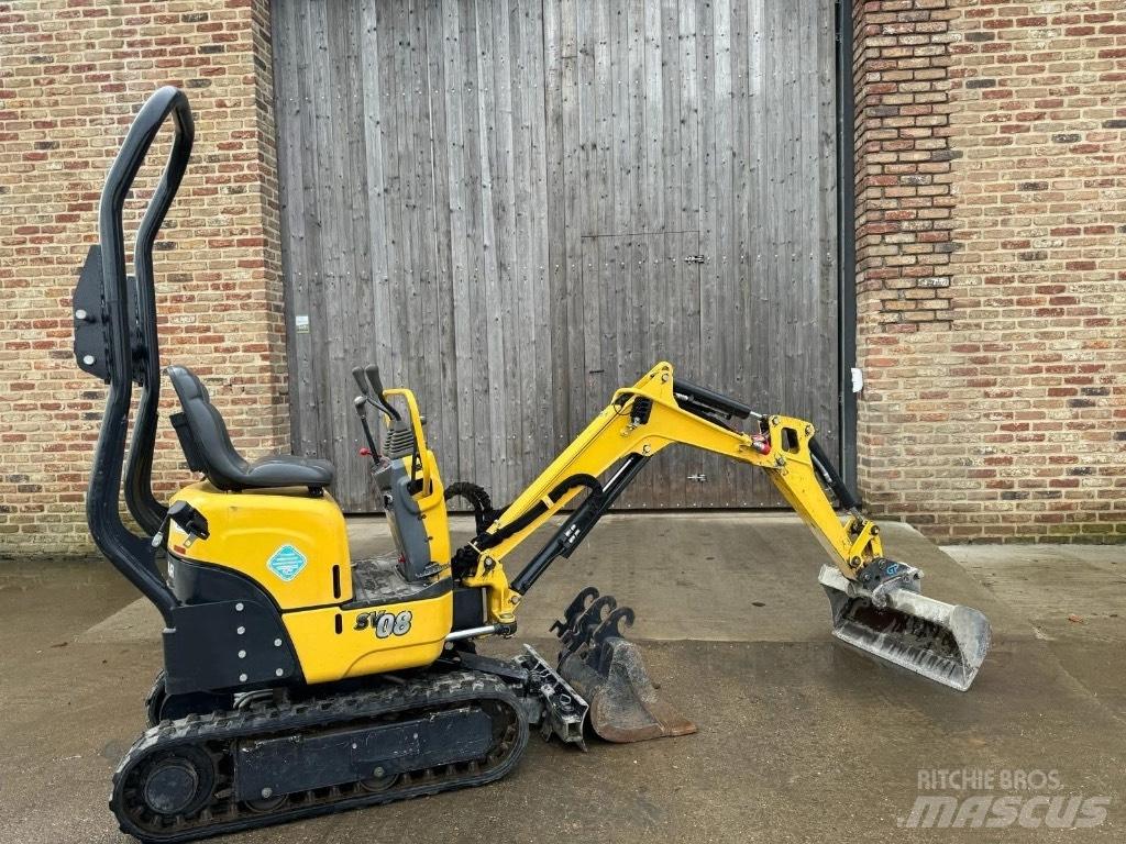 Yanmar SV 08 Mini kotrók < 7t