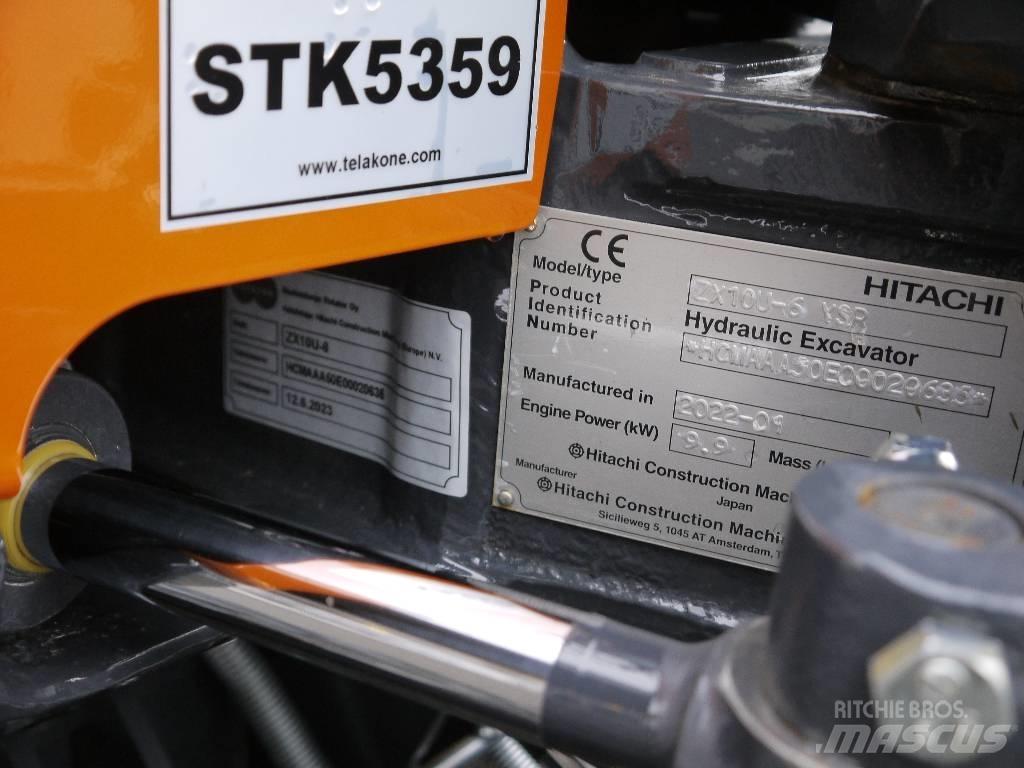 Hitachi ZX 10 U-6 Mini kotrók < 7t