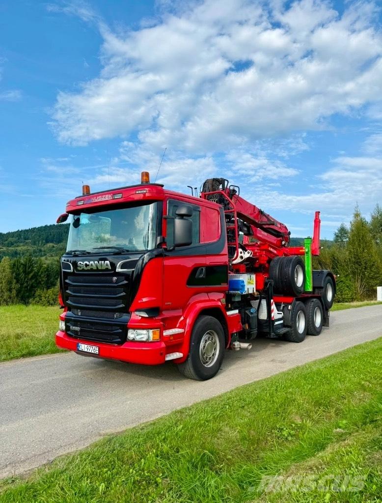 Scania R580 V8 6x4 Rönkszállító teherautók