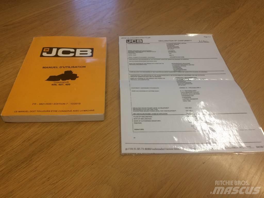 JCB 406 Gumikerekes homlokrakodók