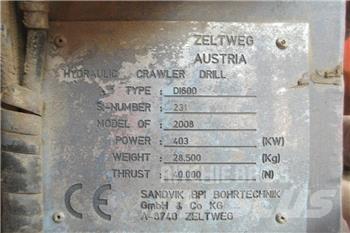 Sandvik DI 600 Talaj fúró