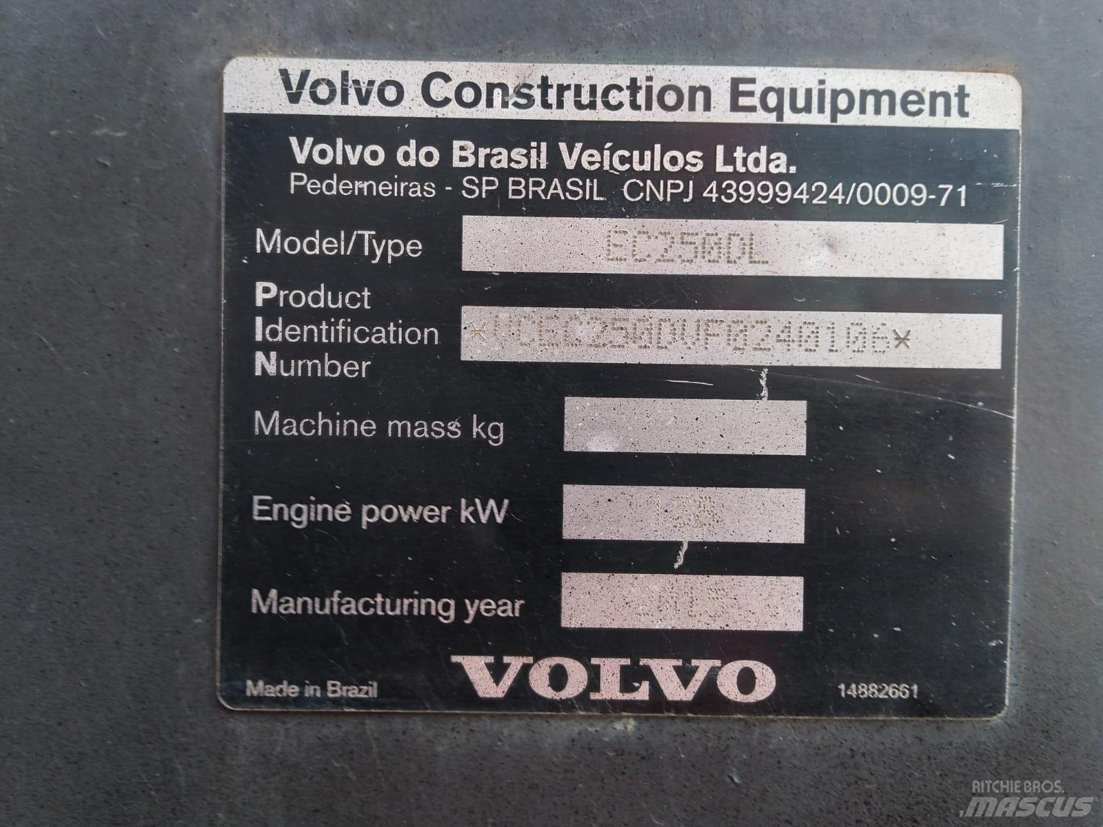 Volvo EC 250 D L Lánctalpas kotrók