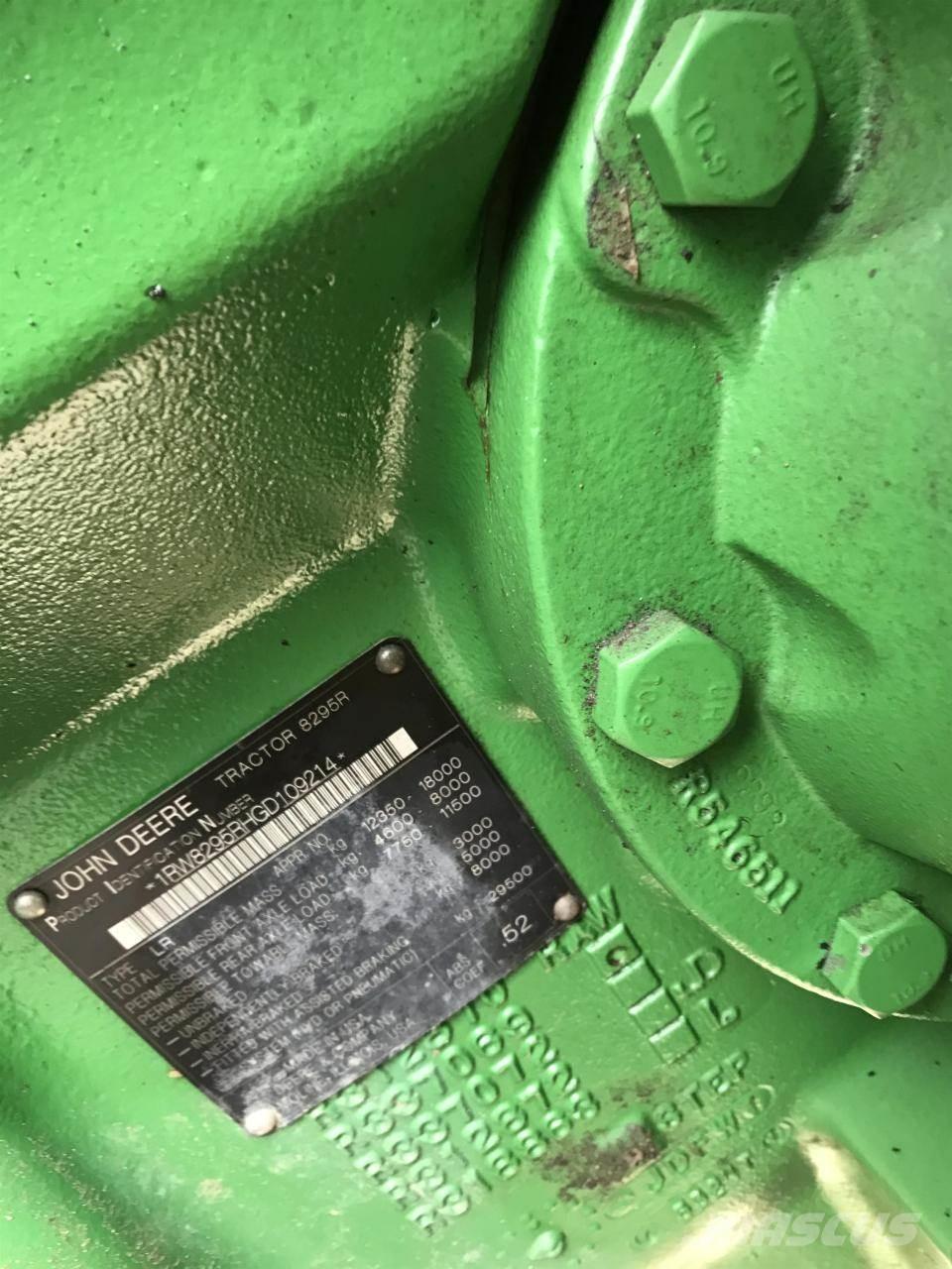 John Deere 8295R Traktorok