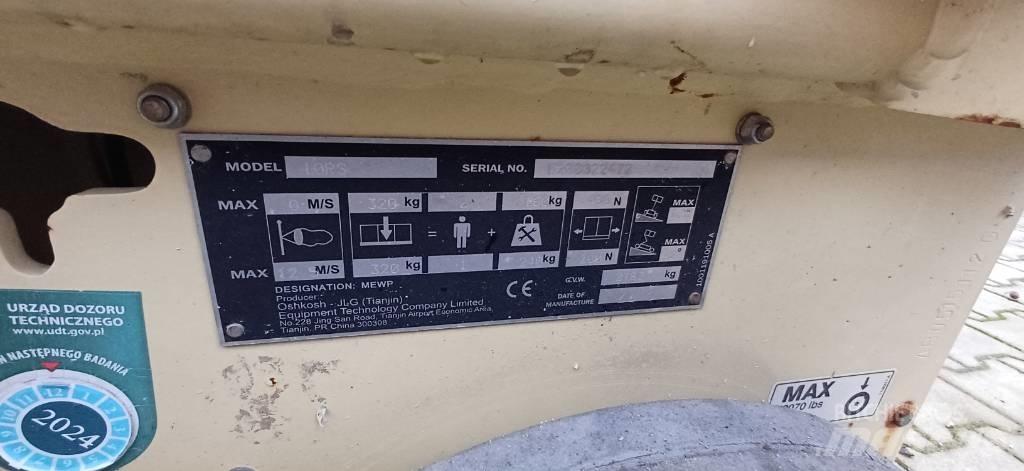 JLG 10RS Ollós emelők
