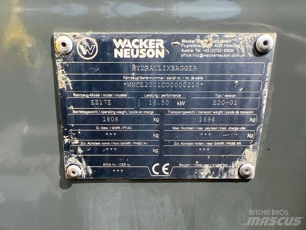 Wacker Neuson EZ17e Lánctalpas kotrók