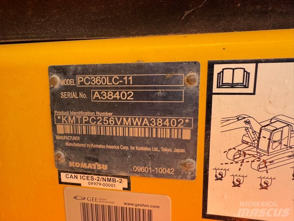Komatsu PC360LC-11 Lánctalpas kotrók