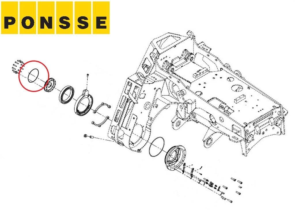 Ponsse 0060041 Betakarító fejek