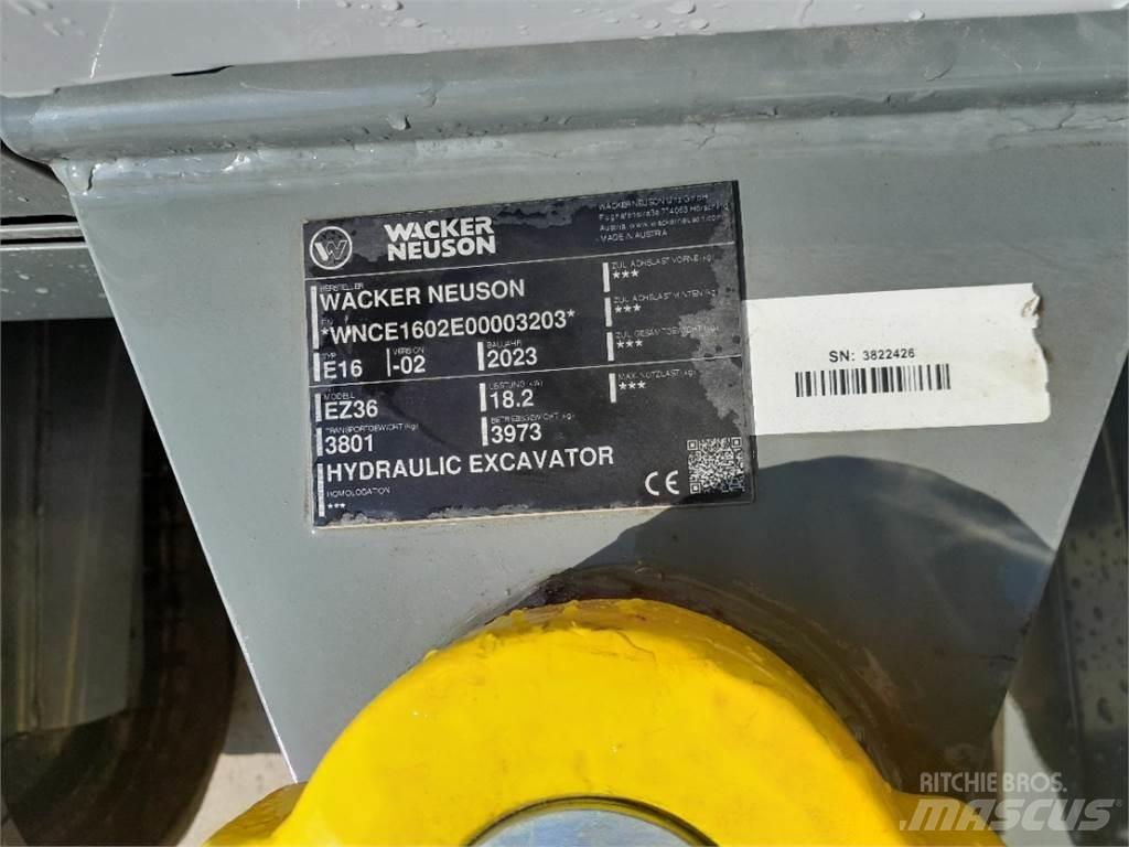 Wacker Neuson EZ36 Mini kotrók < 7t