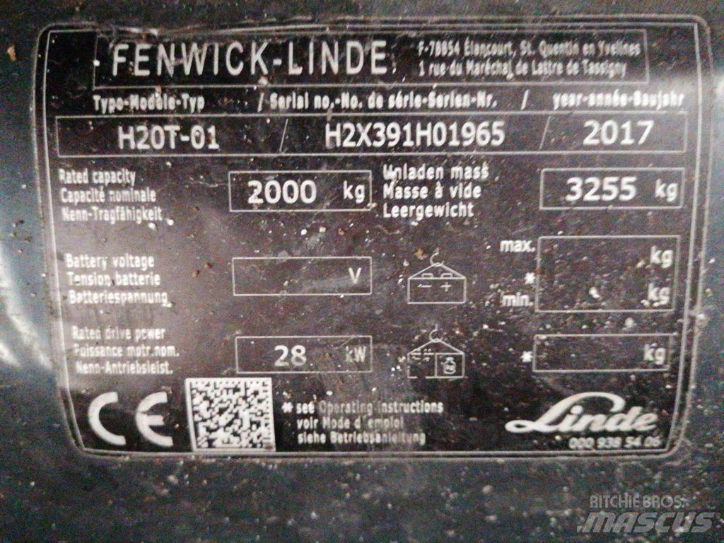 Linde H20T-01 Gázüzemű targoncák