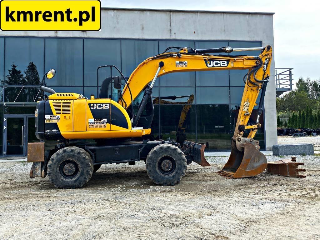 JCB JS 145 W Gumikerekes kotrók
