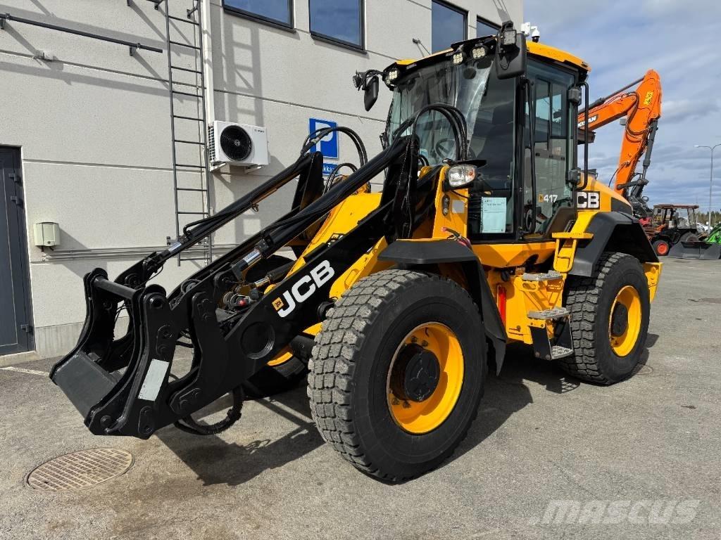 JCB MYYTY! SOLD!   417HT Gumikerekes homlokrakodók