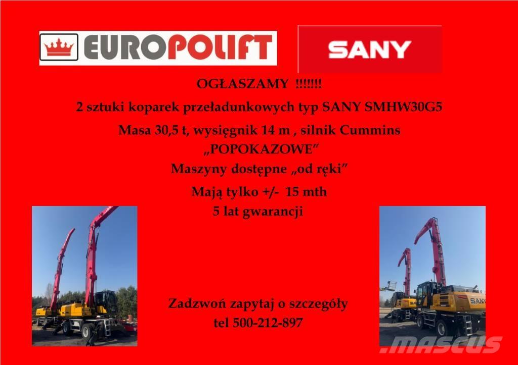 Sany SMHW 30 G5 Hulladékkezelő gépek