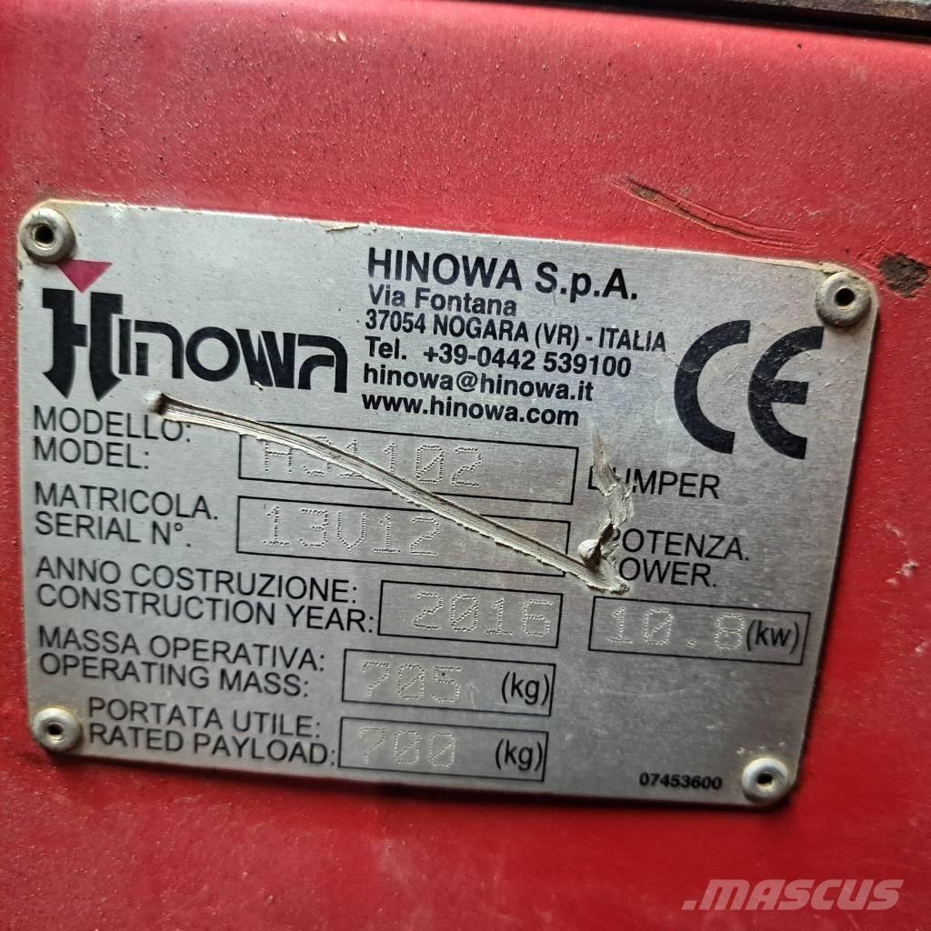 Hinowa HS1102 Lánctalpas dömperek