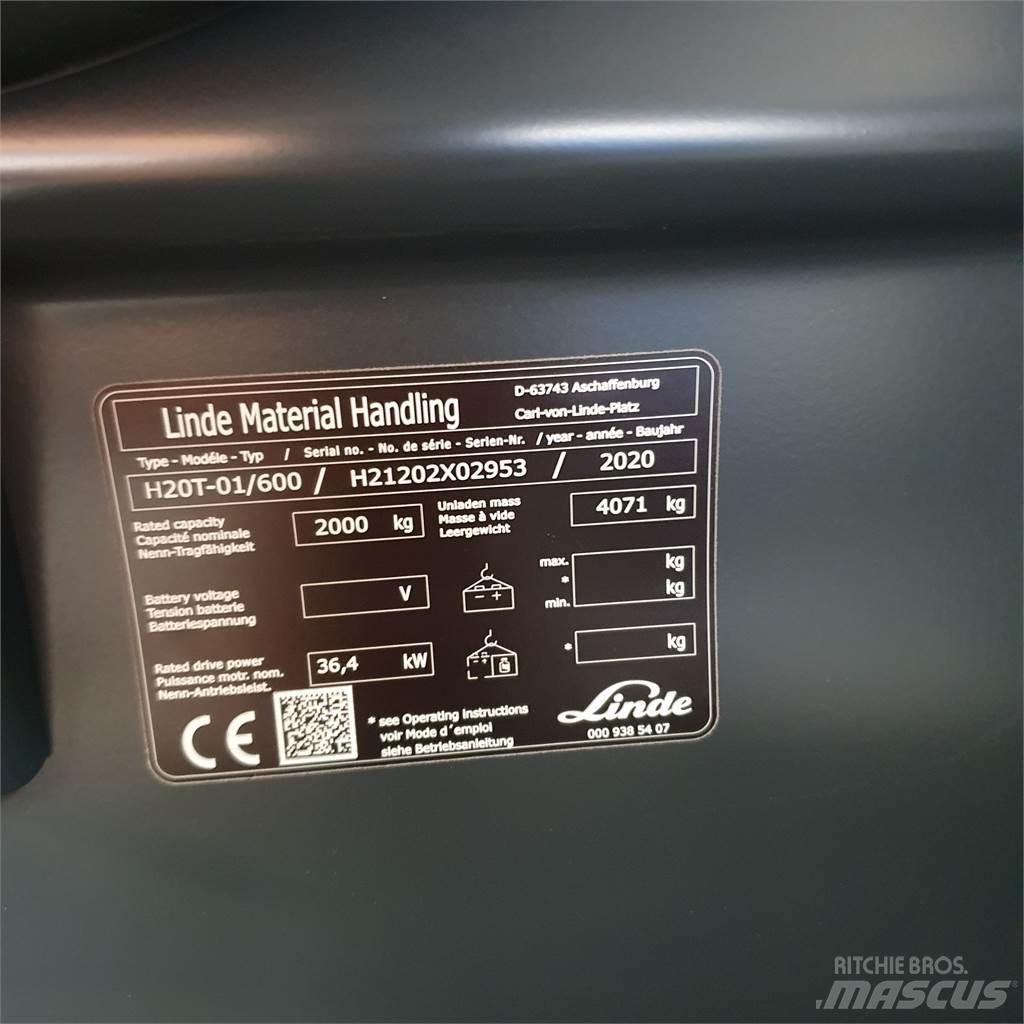 Linde H20T/600 Gázüzemű targoncák
