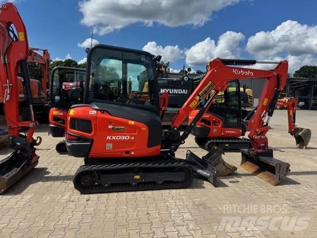 Kubota KX 030-4 Mini kotrók < 7t