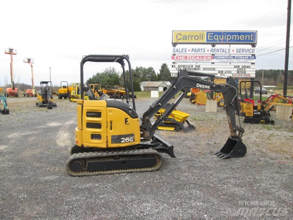 John Deere 26G Mini kotrók < 7t