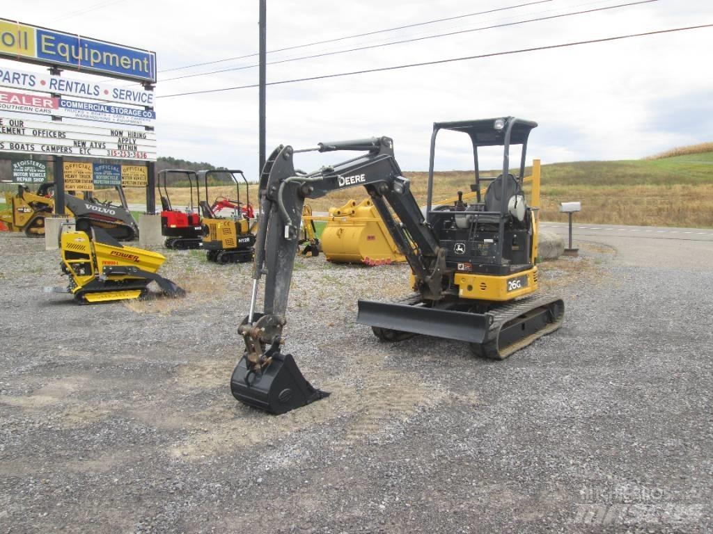 John Deere 26G Mini kotrók < 7t