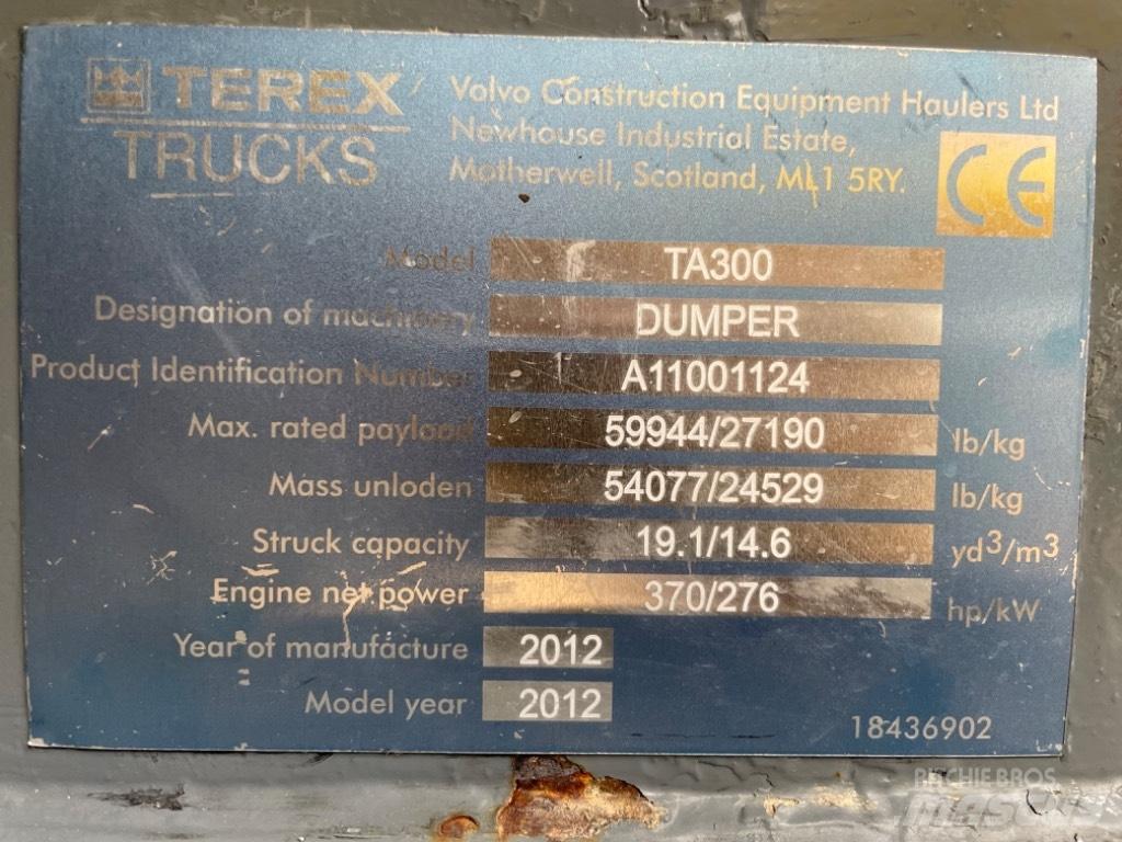 Terex TA 300 Csuklósdömperek