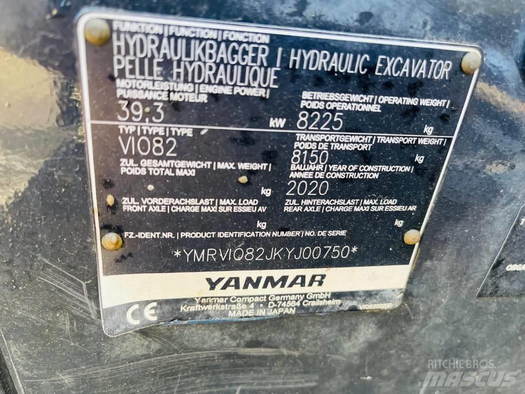 Yanmar Vio 82 Közepes (midi) kotrók 7 t - 12 t