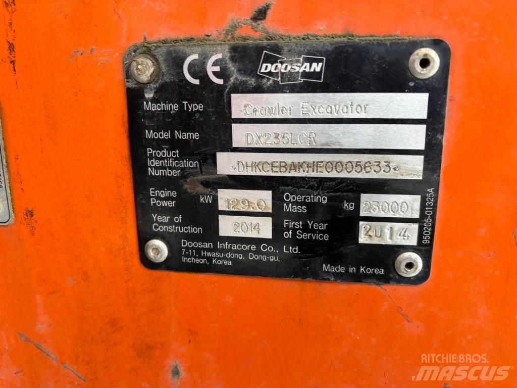 Doosan DX225 LC R Lánctalpas kotrók