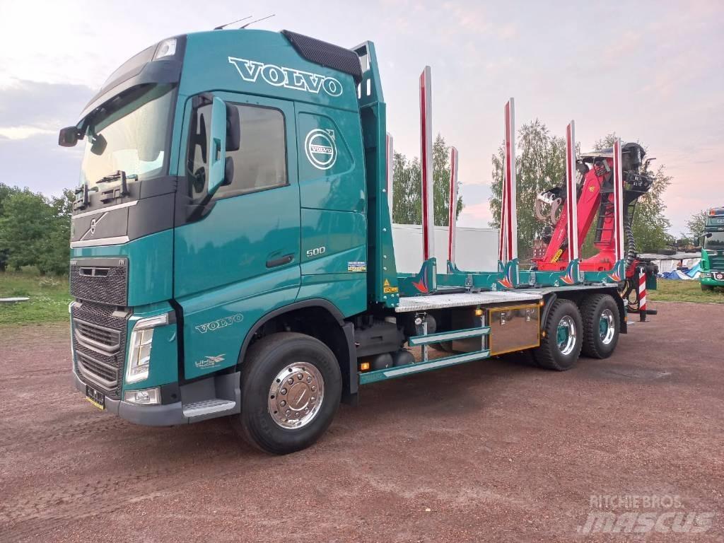 Volvo FH500 Rönkszállító teherautók
